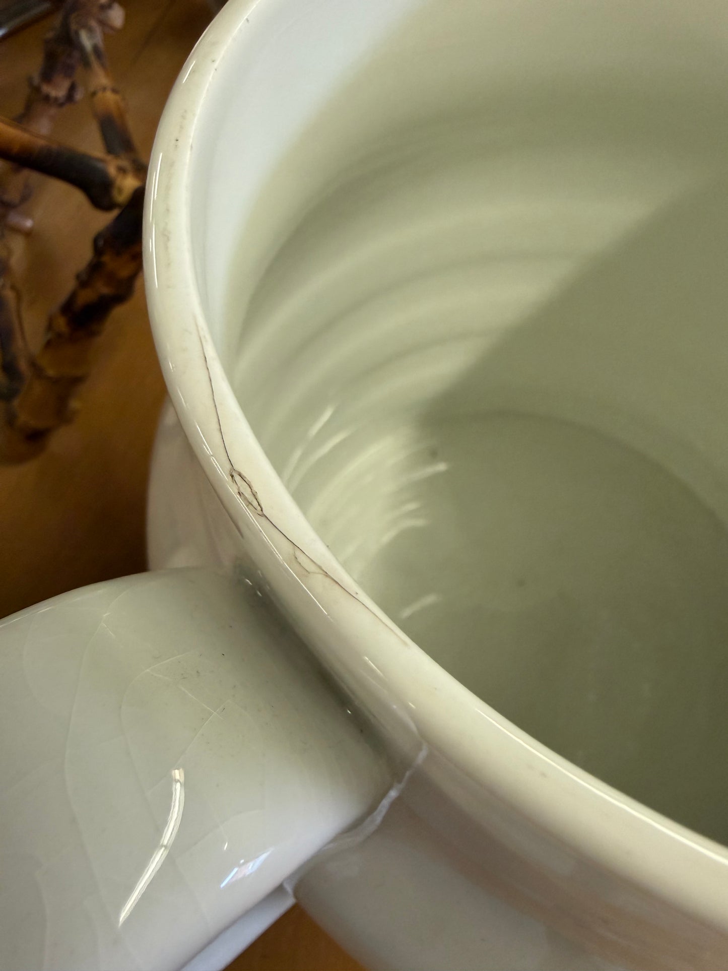 Royal Doulton White Banded Extra Large Dairy Jug