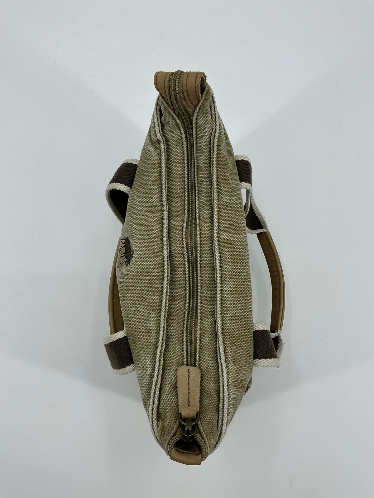 L. L. Bean Moose Embroidered Mini Boat and Tote Zip Top