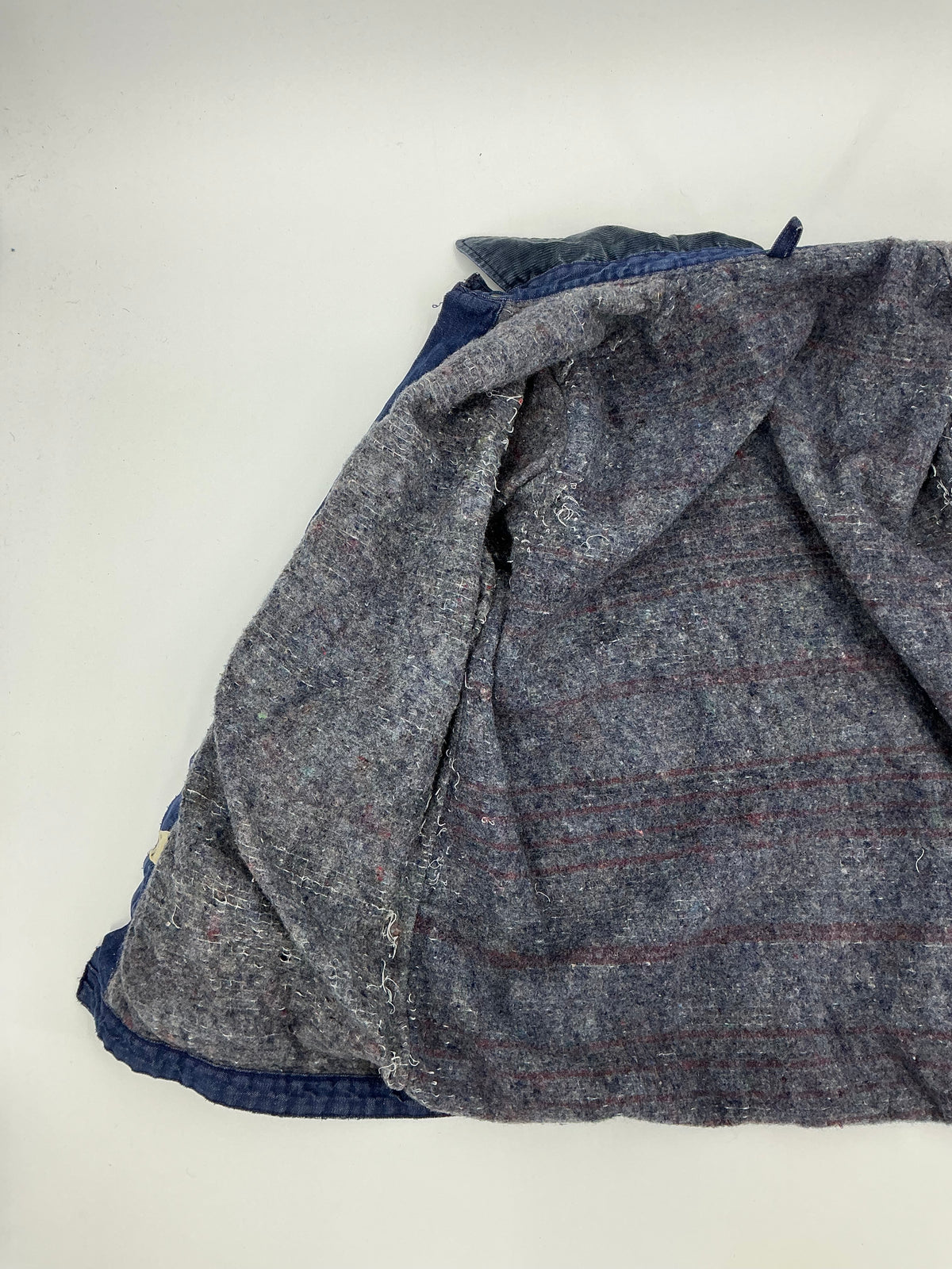 Vintage Wrangler Blanket Lined Denim Chore Coat Size 40