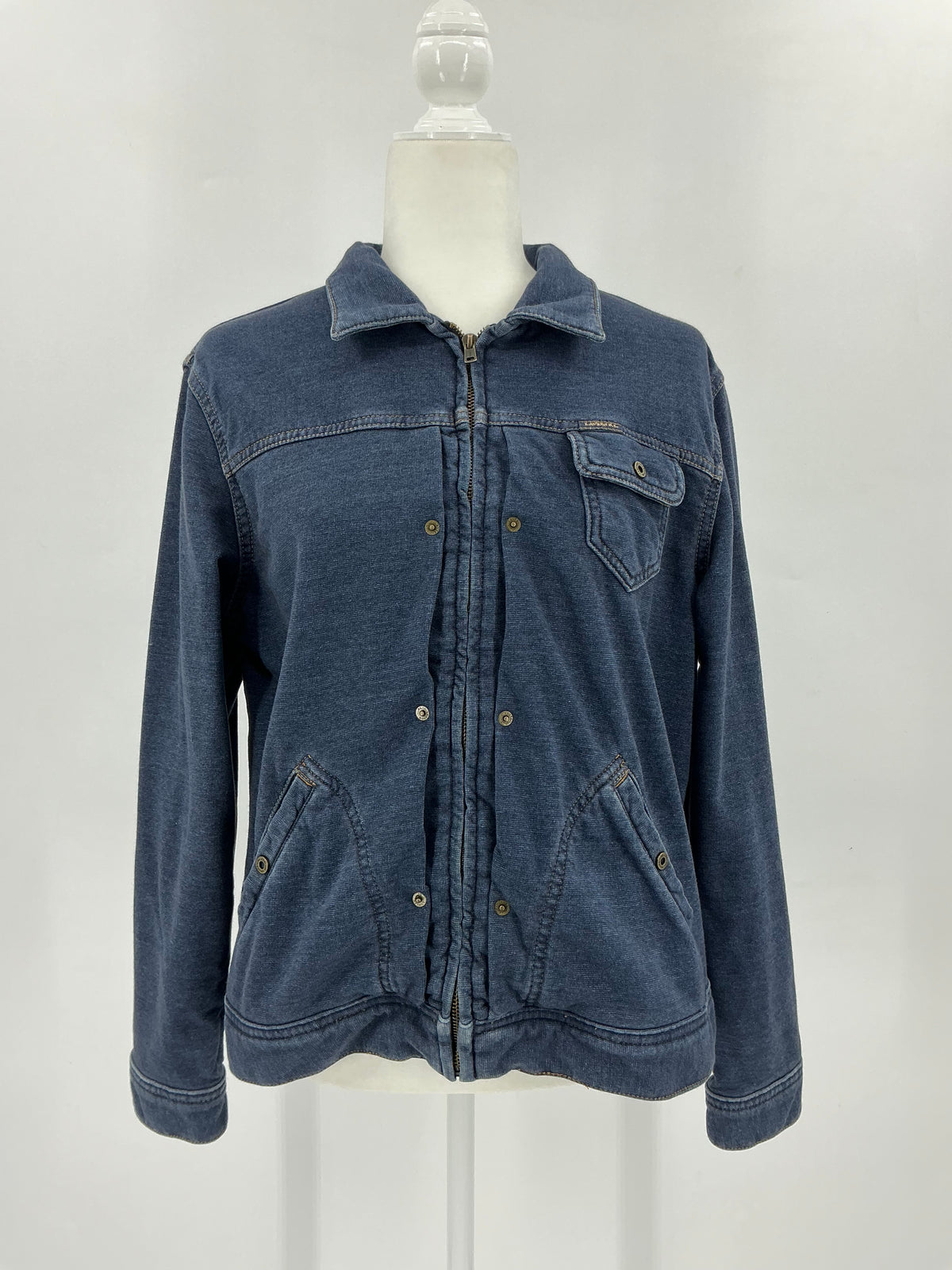 Vintage Lauren Ralph Lauren Denim Zip Up Jacket Large