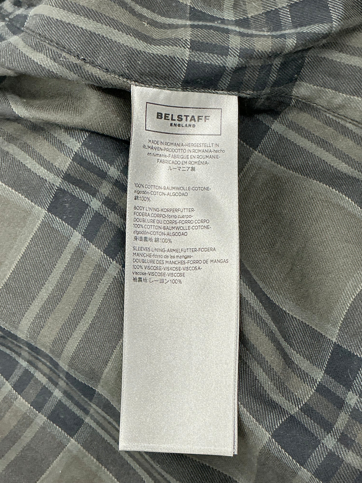 Belstaff Waxed Cotton Hooded Jacket 44