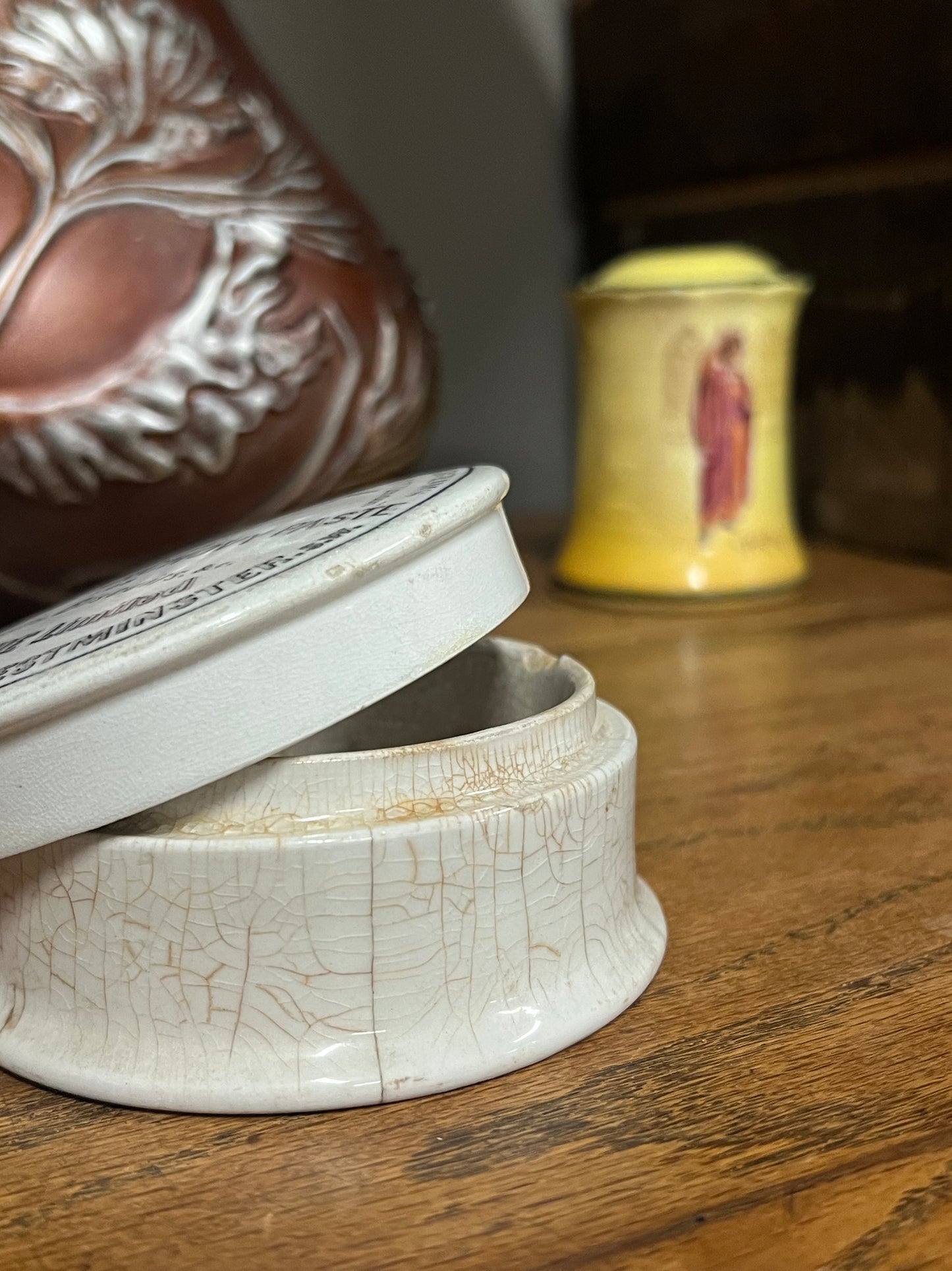 Keddie's Real Gorgona Anchovy Paste Lid and Pot