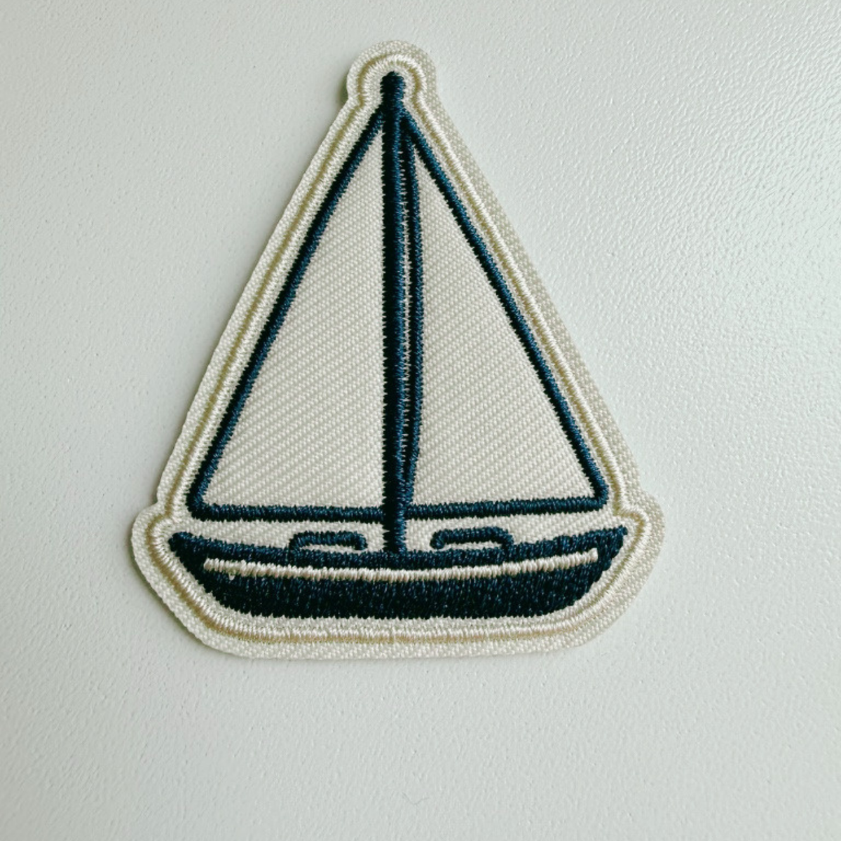 PREORDER - 2" Sailboat -  Embroidered Hat Patch