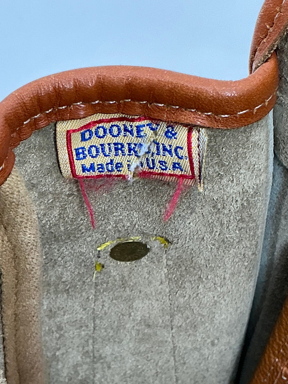 Vintage Dooney & Bourke Dark Leather Crossbody Bag