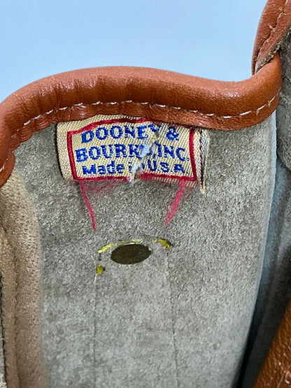 Vintage Dooney & Bourke Dark Leather Crossbody Bag