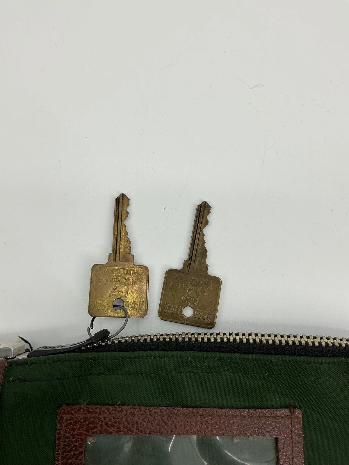 Vintage Bank Money Bags With Locks And Keys