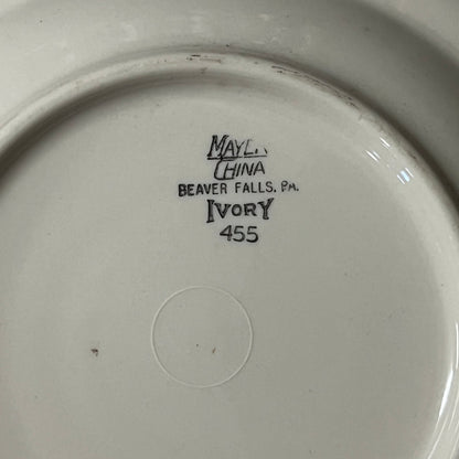 New York Yacht Club Rim Soup Bowl with NYYC Burgee