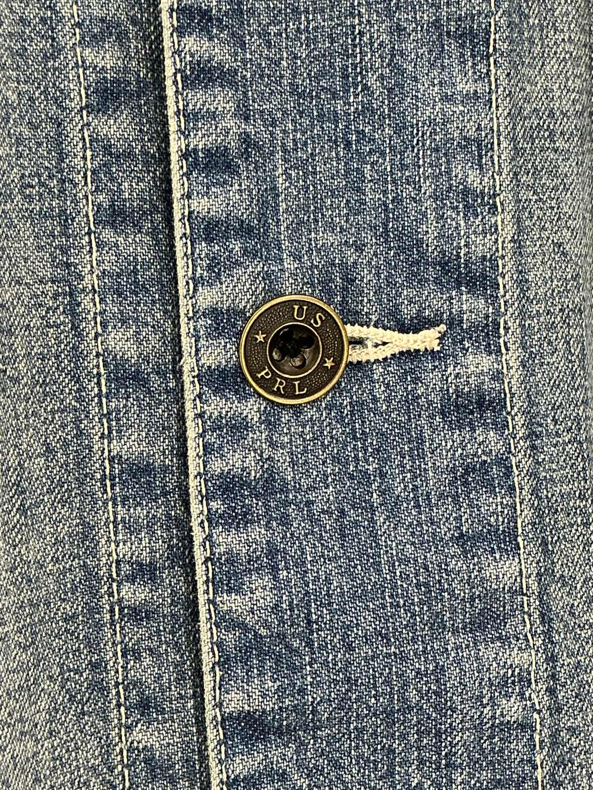 Vintage Ralph Lauren Denim Coverall Long Coat Medium