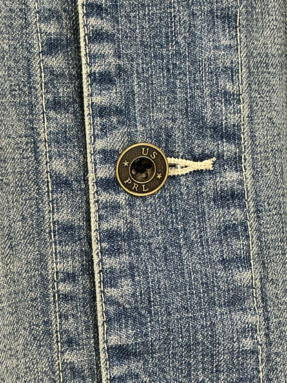 Vintage Ralph Lauren Denim Coverall Long Coat Medium