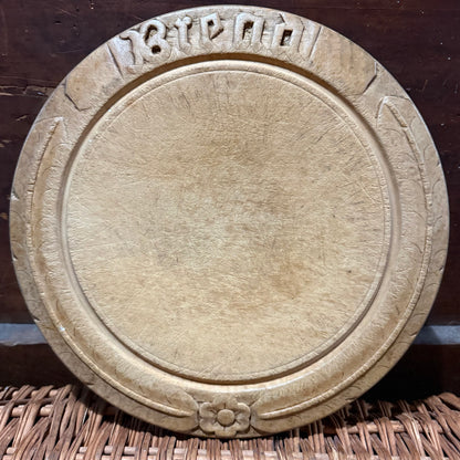 BREAD Wheat Border Carved Breadboard
