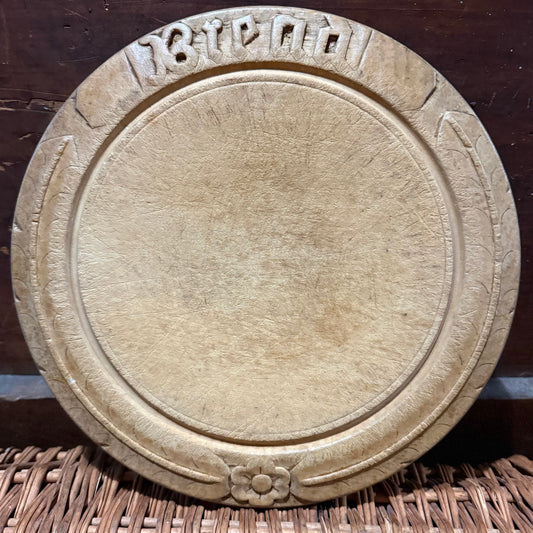 BREAD Wheat Border Carved Breadboard