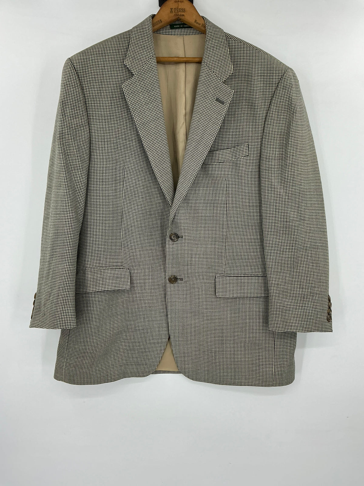 Vintage RALPH - Ralph Lauren Wool Glen Check Blazer Two-Button Sport Coat Boyds Philadelphia