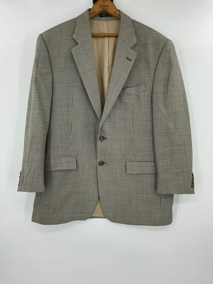 Vintage RALPH - Ralph Lauren Wool Glen Check Blazer Two-Button Sport Coat Boyds Philadelphia