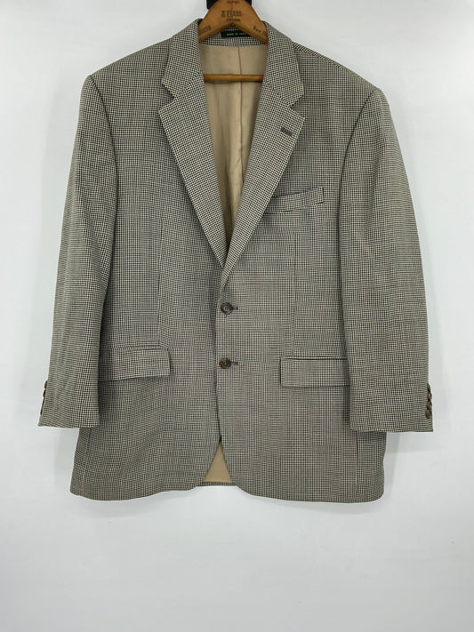 Vintage RALPH - Ralph Lauren Wool Glen Check Blazer Two-Button Sport Coat Boyds Philadelphia