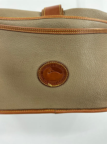 Vintage Dooney & Bourke Dark Leather Crossbody Bag