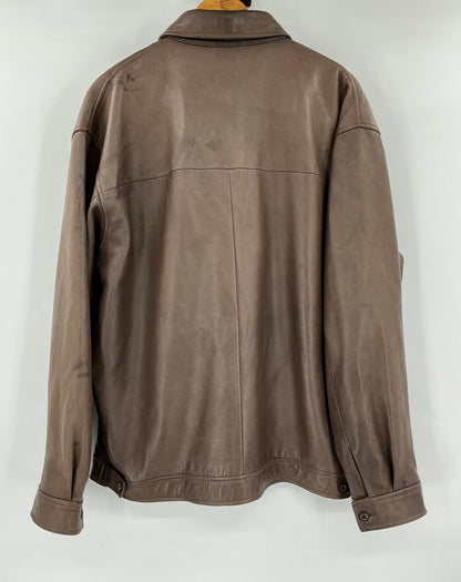Vintage Polo Ralph Lauren Lambskin Leather Jacket Large