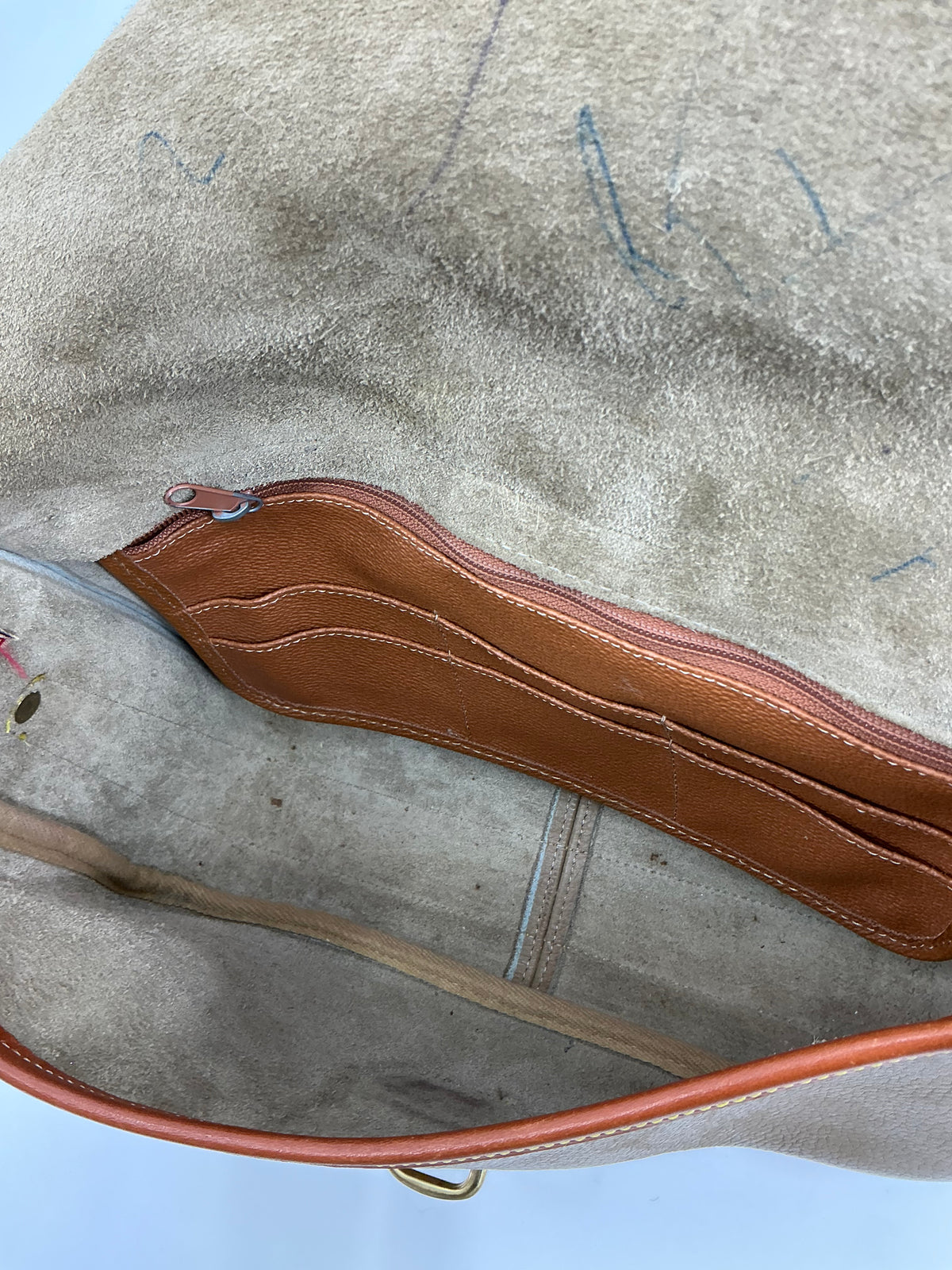 Vintage Dooney & Bourke Dark Leather Crossbody Bag