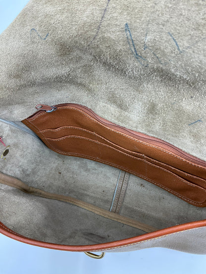 Vintage Dooney & Bourke Dark Leather Crossbody Bag
