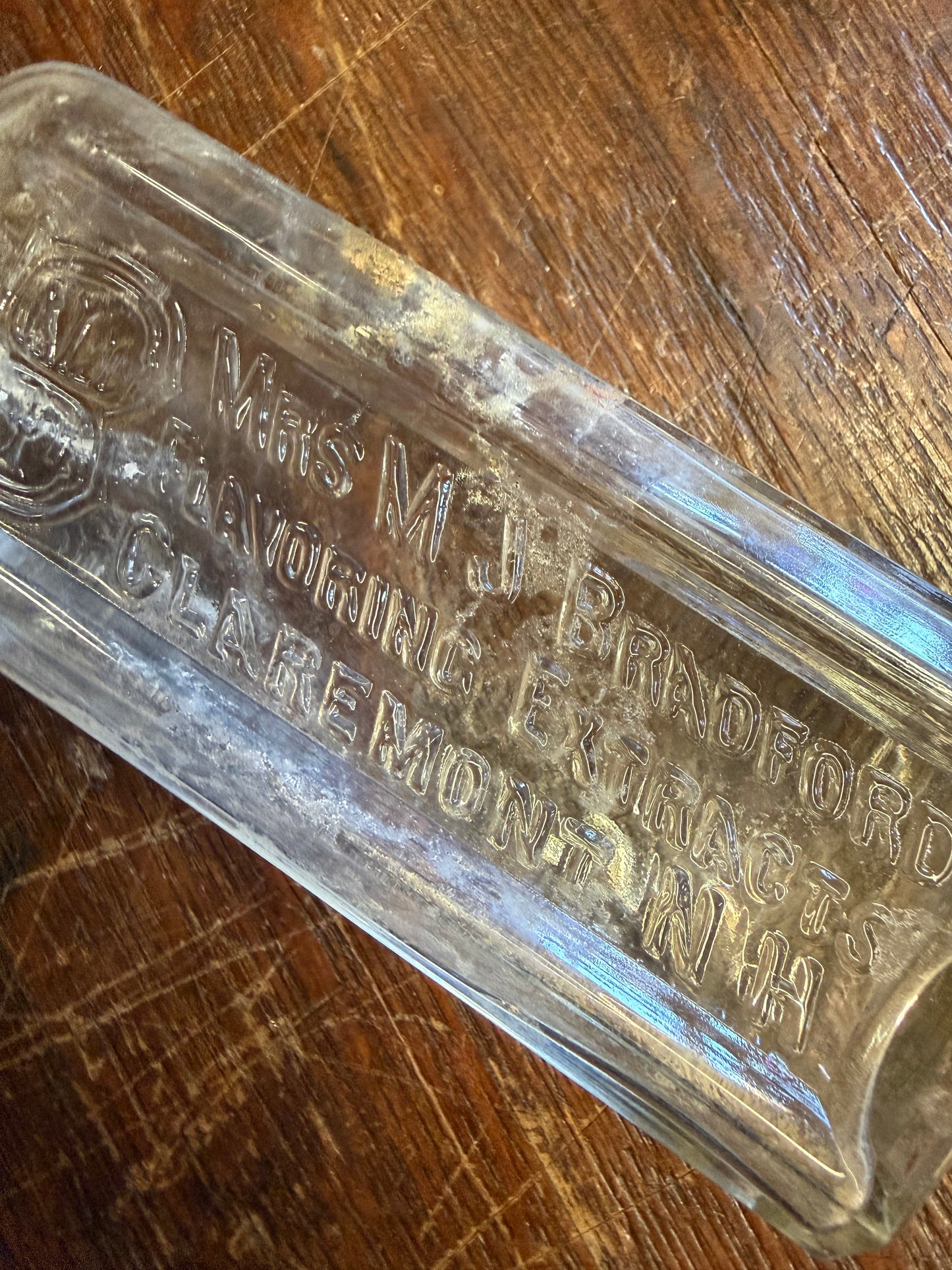 Mrs. M J Bradford Extract Bottle