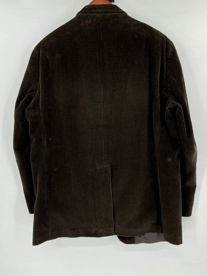 Vintage J. Press Chocolate Brown Brisbane Moss Chapman Group Sack Jacket 44R