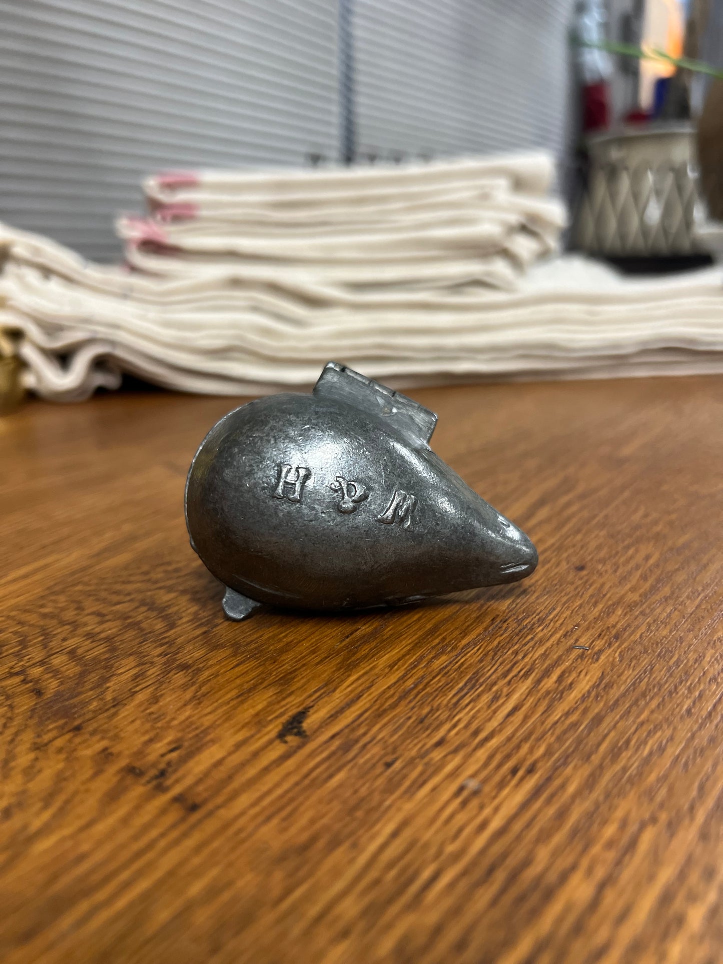 Pewter Ice Cream Mold - W&H - Fig