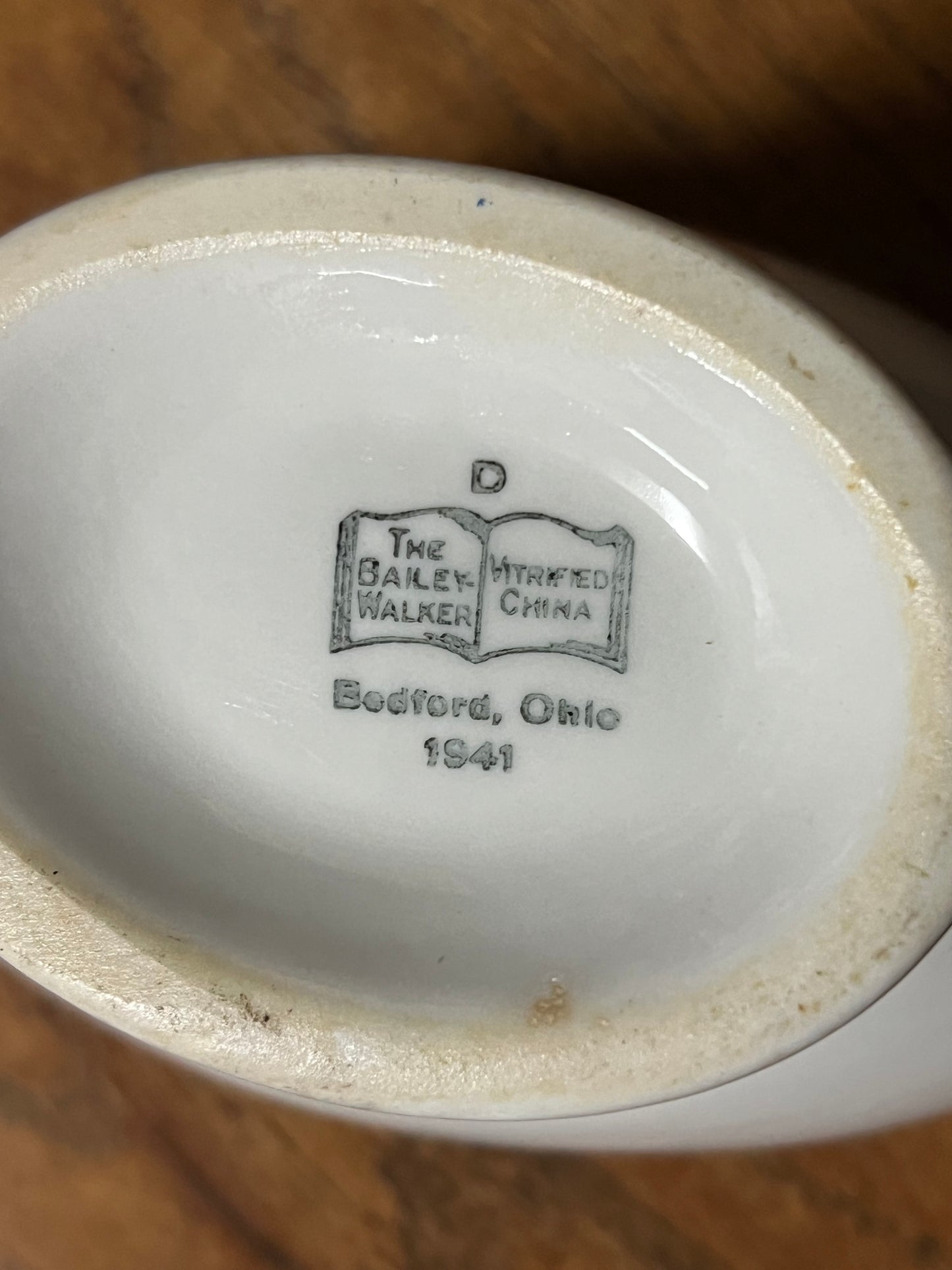 US Army Medical Department Banded Gravy Boat