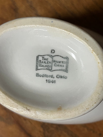 US Army Medical Department Banded Gravy Boat