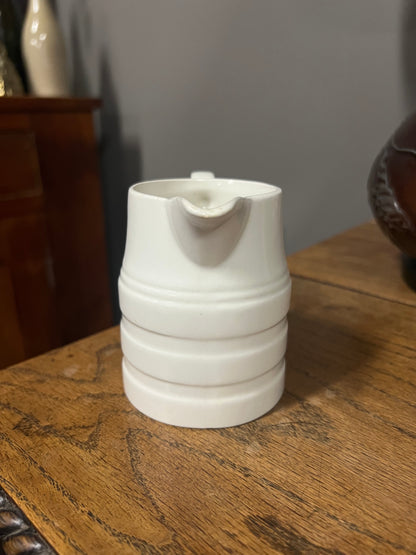 Price & Kensington White Ironstone Banded Dairy Jug
