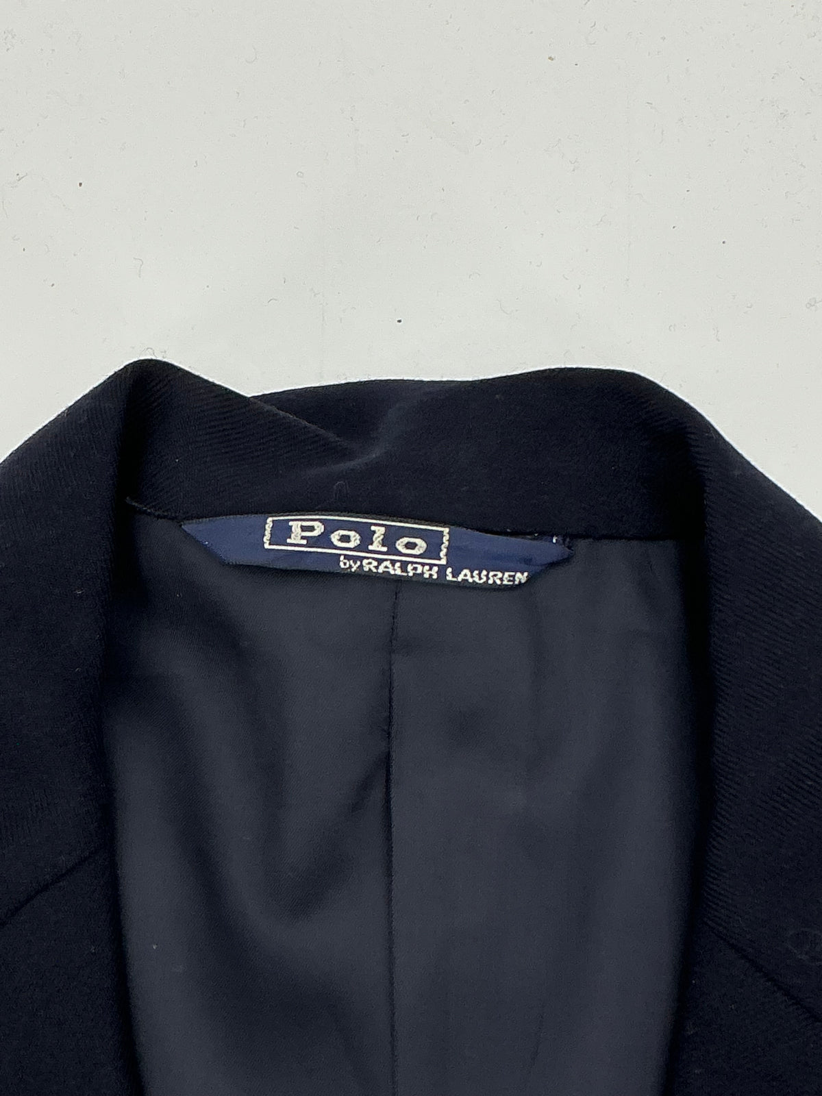 Vintage Polo University Club Ralph Lauren Navy Wool Blazer Sport Coat  Union Label
