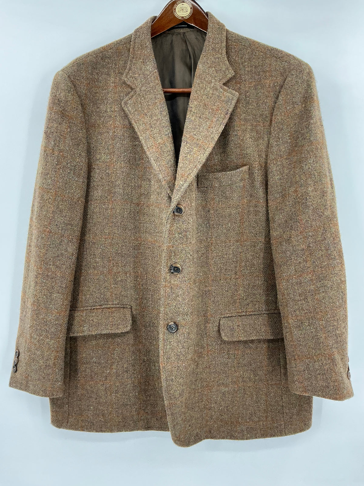 Vintage J. Press "Pressidential" Harris Tweed Sport Coat 46R