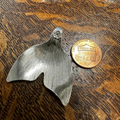 Floral Mermaid Tail Pendant