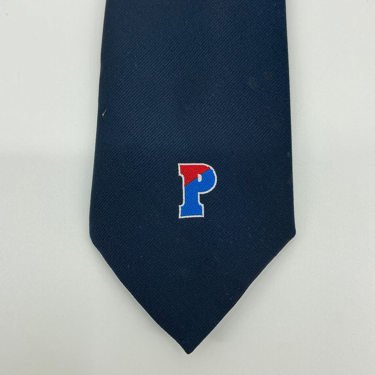 Vintage Frame University of Pennsylvania UPENN Navy “P”  Tie