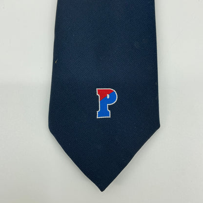 Vintage Frame University of Pennsylvania UPENN Navy “P”  Tie