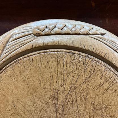 Wheat Border Carved Wooden Breadboard