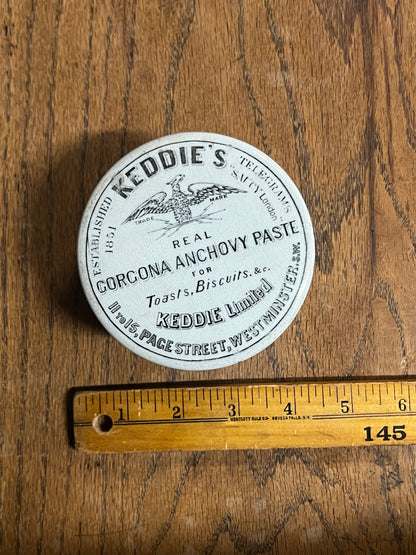 Keddie's Real Gorgona Anchovy Paste Lid and Pot