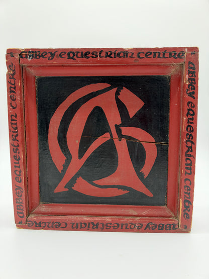 Abbey Equestrian Centre Double Sided Painted Sign