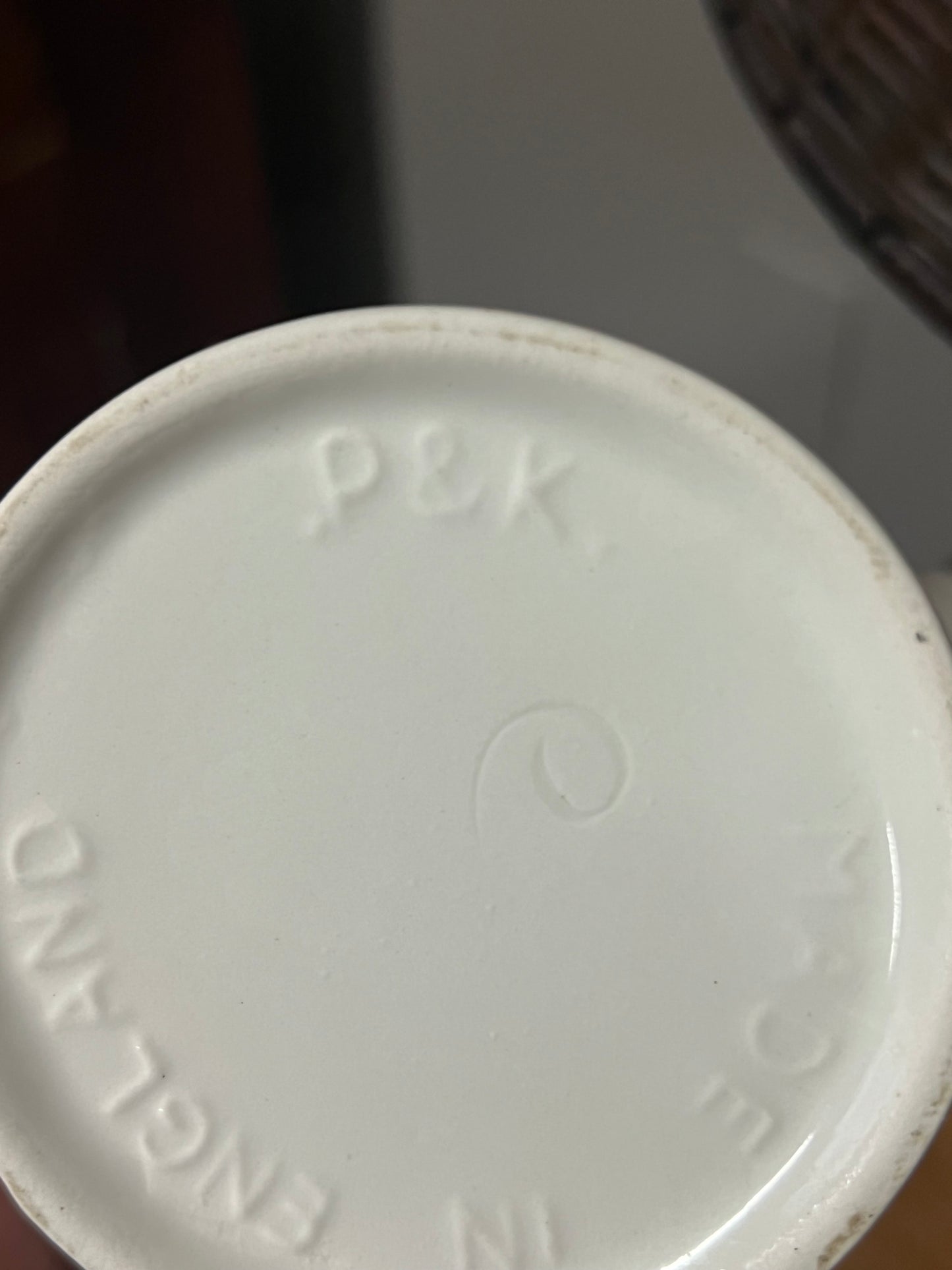 Price & Kensington White Ironstone Banded Dairy Jug