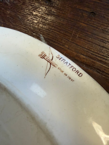 Stratford Pattern Polychrome Transfer Platter