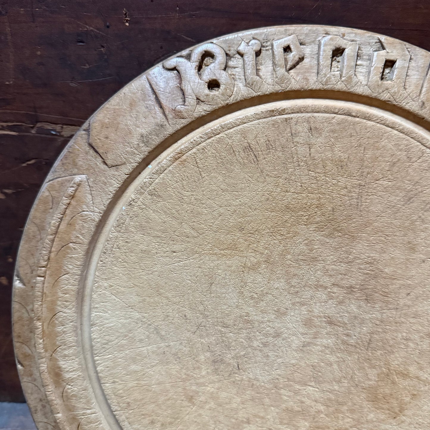 BREAD Wheat Border Carved Breadboard