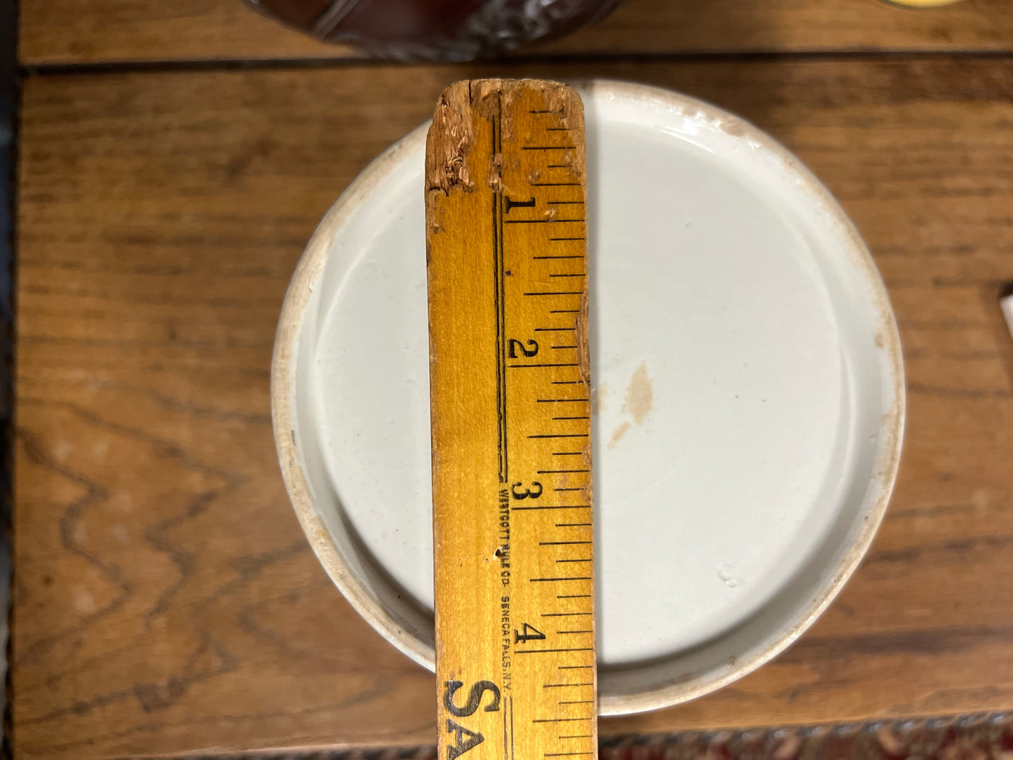 RAISINS - White Banded Kitchen Jar Canister with Lid