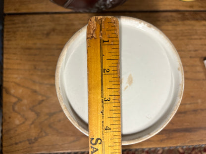 RAISINS - White Banded Kitchen Jar Canister with Lid