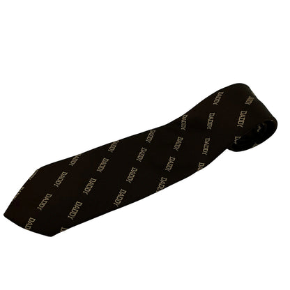 Vintage Cappuccino AOP “Daddy” Brown Tie