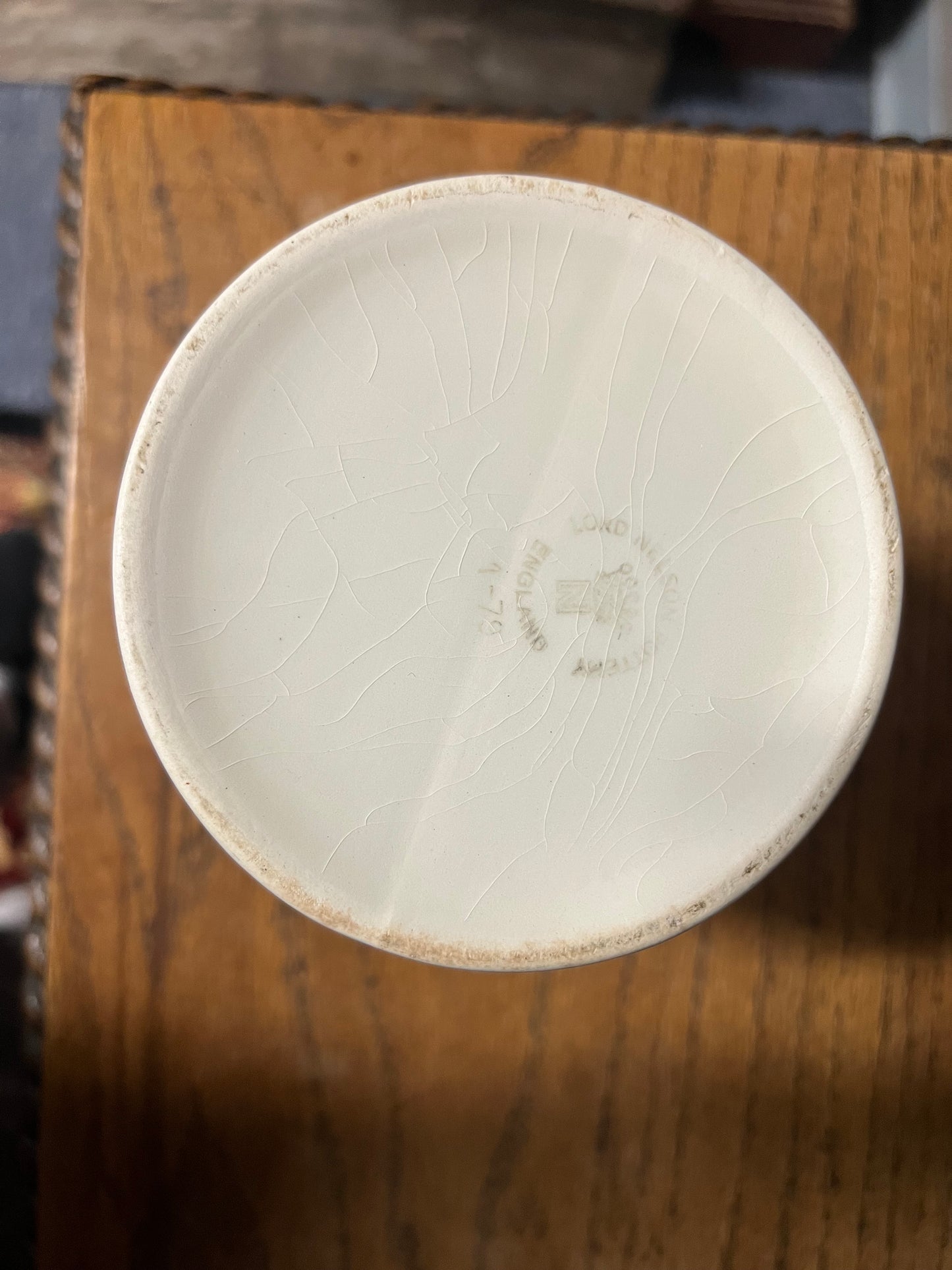 Lord Nelson White Ironstone Banded Dairy Jug