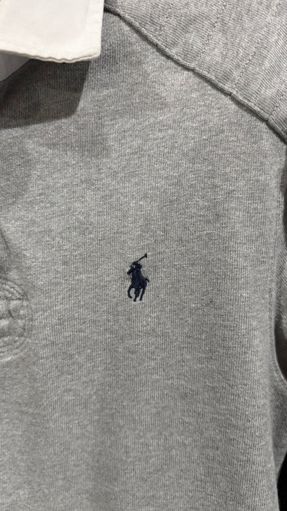 Polo Ralph Lauren Custom Fit Grey Rugby Small