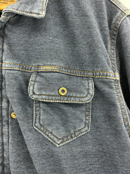 Vintage Lauren Ralph Lauren Denim Zip Up Jacket Large