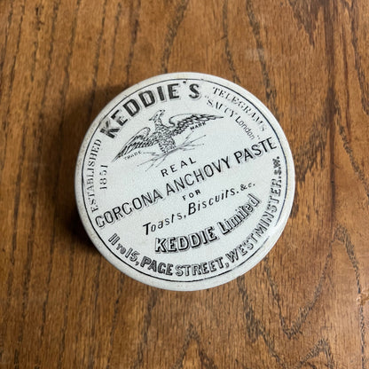 Keddie's Real Gorgona Anchovy Paste Lid and Pot
