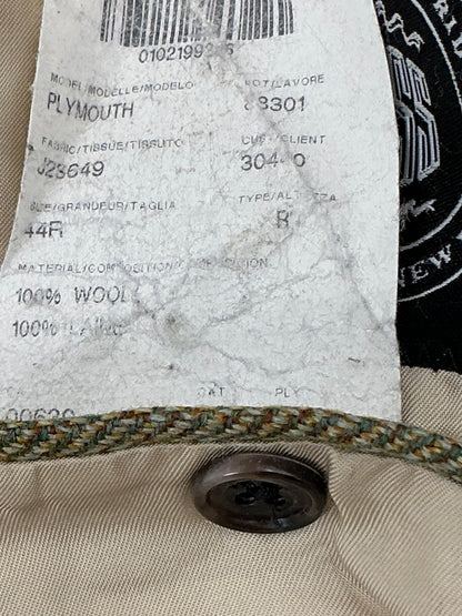 J. Press Plymouth Pressidential Wool Tweed Sport Coat 44R