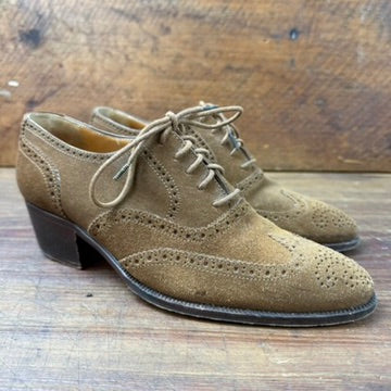 Vintage Ralph Lauren Suede Wingtip Oxford Shoe