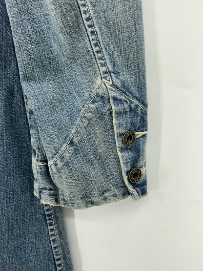 Vintage Ralph Lauren Denim Coverall Long Coat Medium