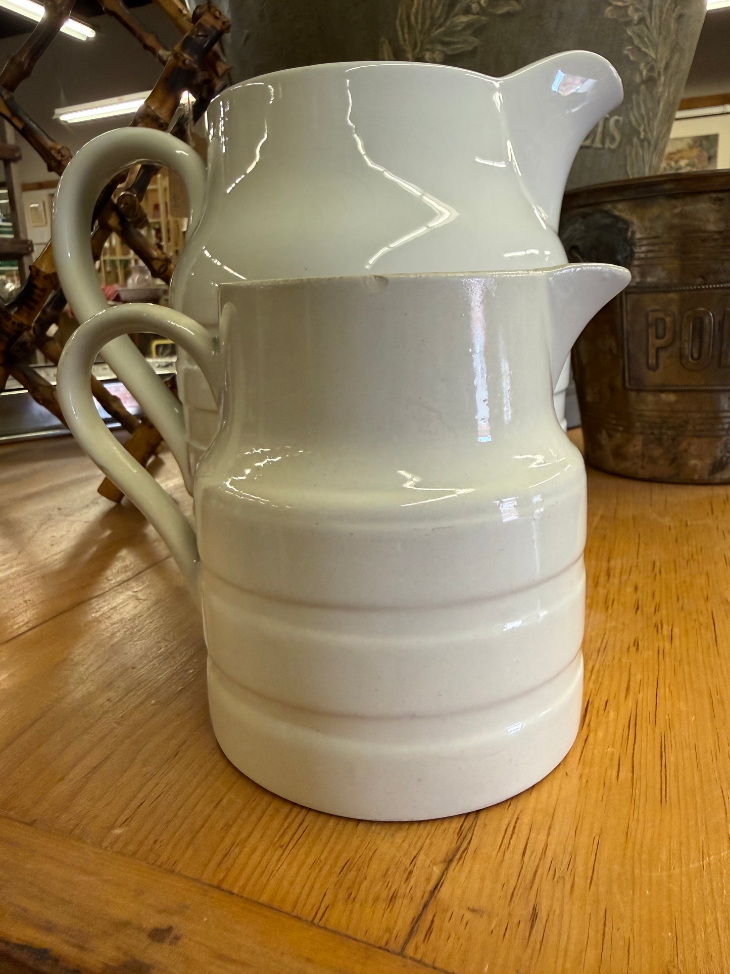 Royal Doulton White Banded Extra Large Dairy Jug